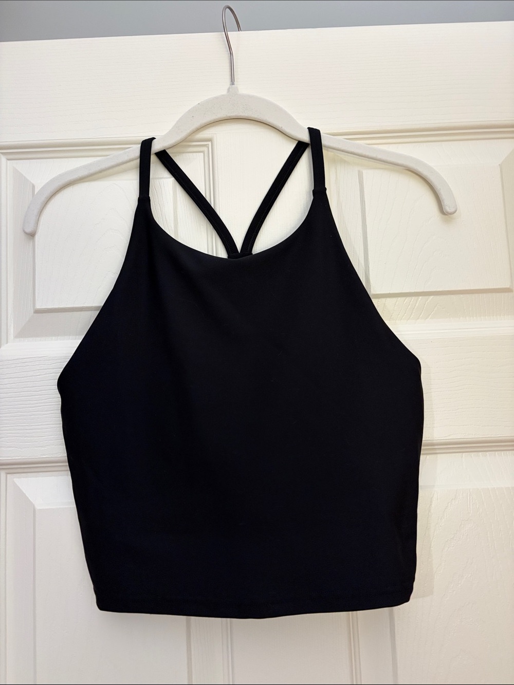 Old Navy Black Powersoft High-Neck long line Sports Bra